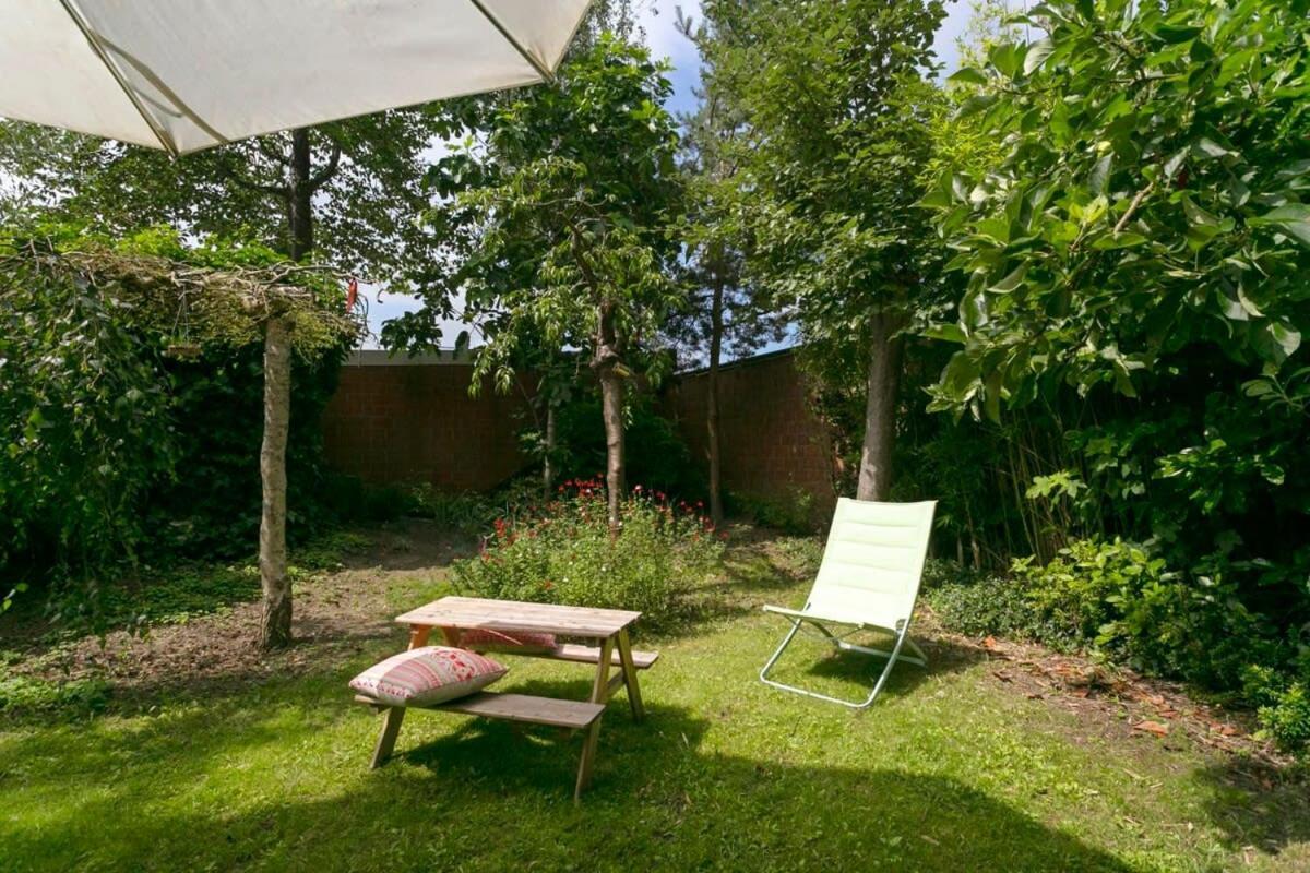 Eighties Modernist Design House With Garden Near The Beach Ostende Exterior foto